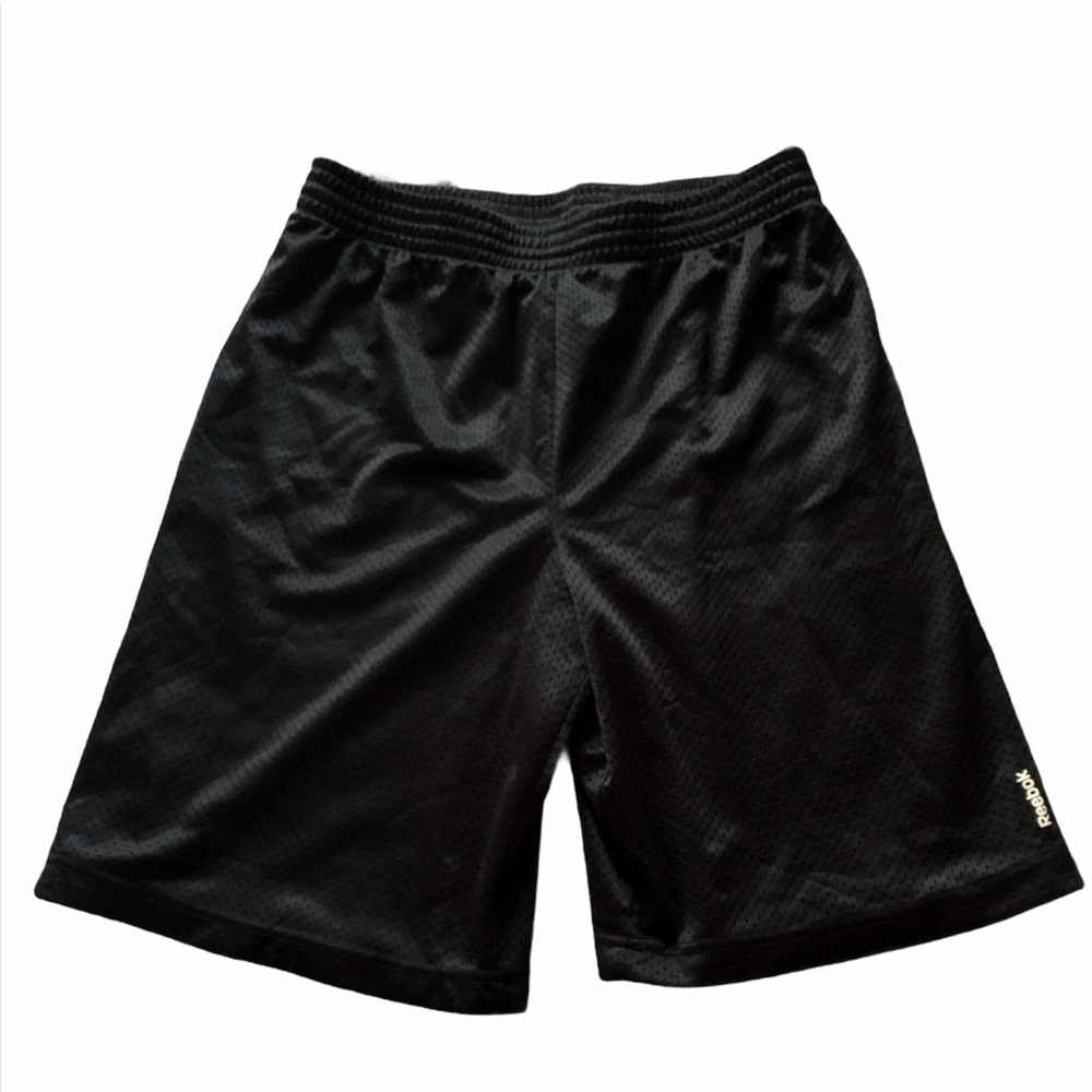 REEBOK Unisex Black BASKETBALL SHORTS Sz L (14-16)